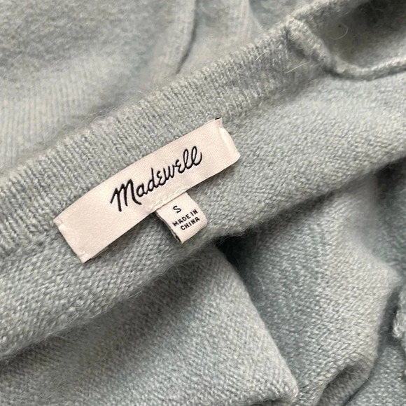 Madwell Kent Cardigan Sweater Coziest Yarn Open Front Alpaca Size Small - Picture 2 of 10